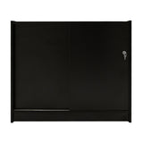 Mostrador Comercial con Luz LED C1200 – Negro