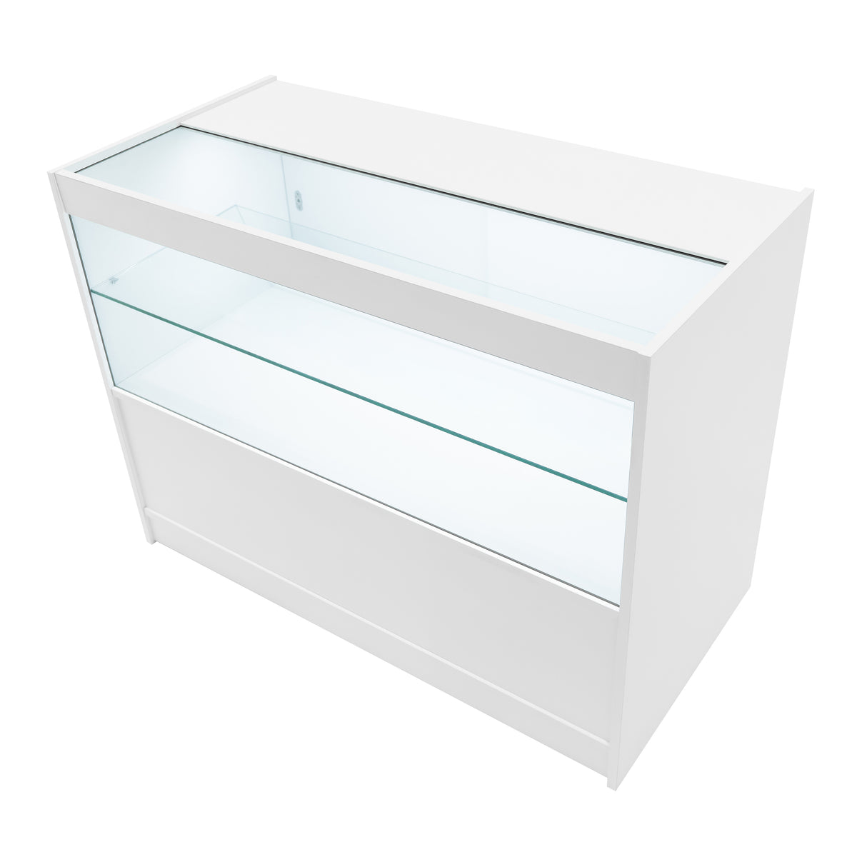 Mostrador Comercial con Luz LED C1200 – Blanco