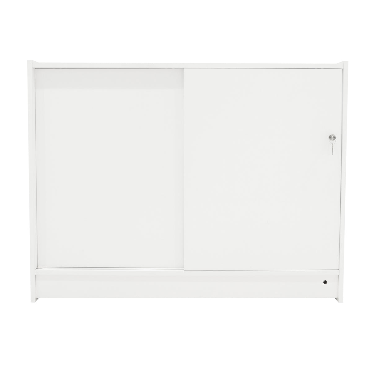 Mostrador Comercial con Luz LED C1200 – Blanco