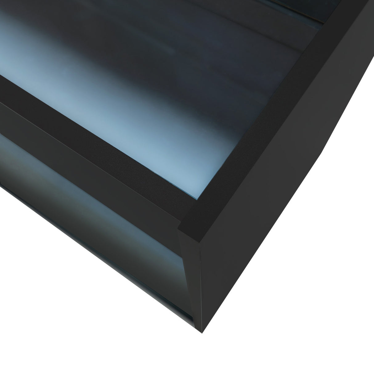 Mostrador Comercial con Luz LED K1200 – Negro