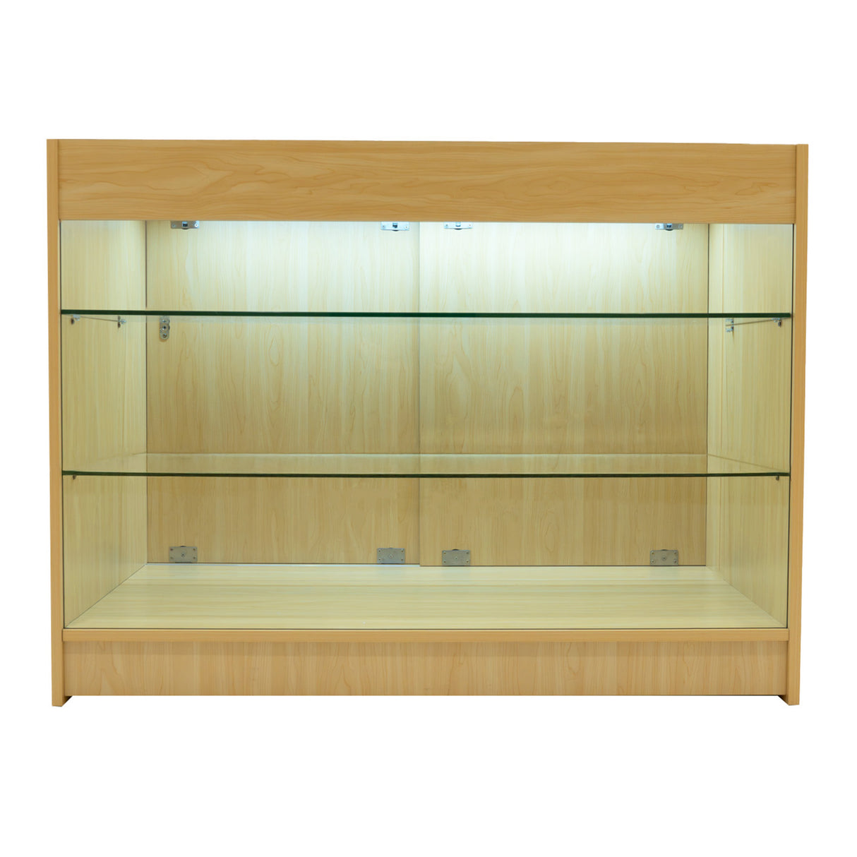 Mostrador Comercial con Luz LED K1200 – Arce