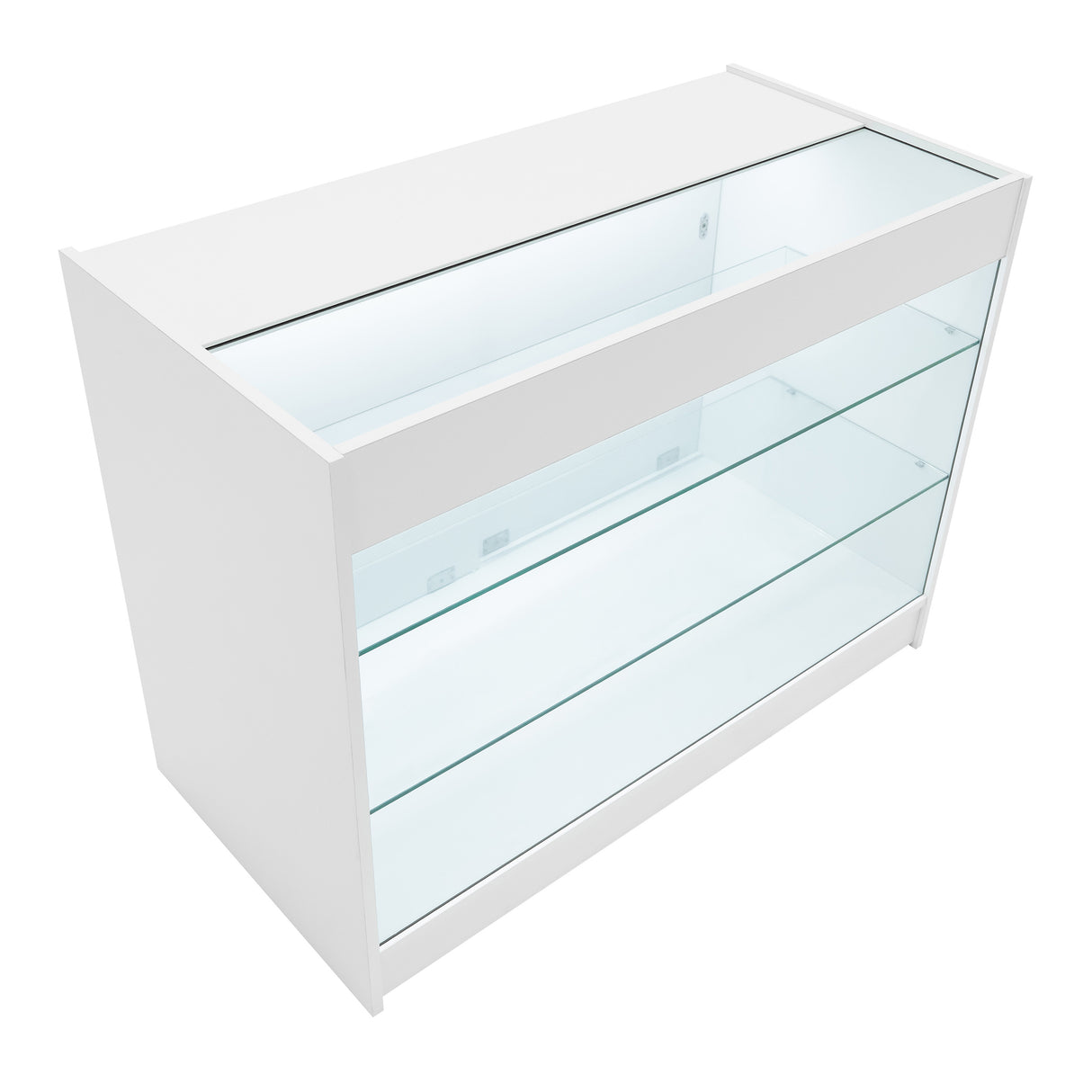 Mostrador Comercial con Luz LED K1200 – Blanco
