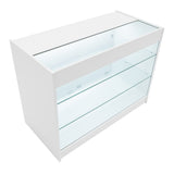 Mostrador Comercial con Luz LED K1200 – Blanco