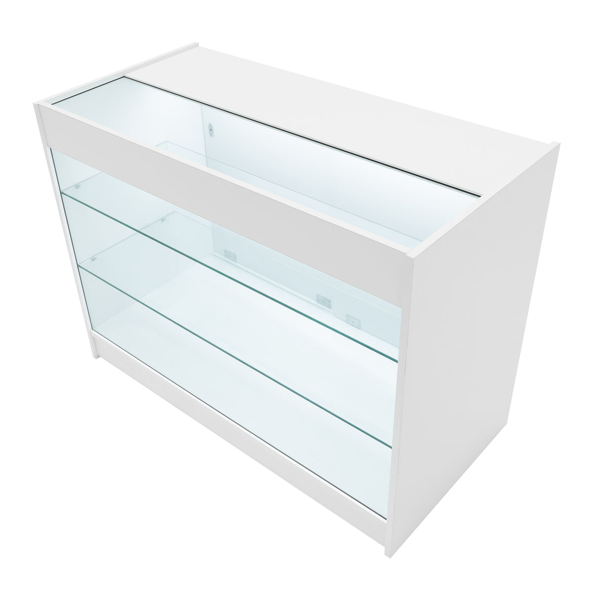 Mostrador Comercial con Luz LED K1200 – Blanco