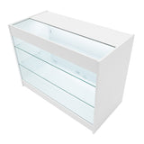 Mostrador Comercial con Luz LED K1200 – Blanco
