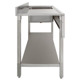 KuKoo Fregadero de Cocina de Acero Inoxidable – Escurridor a la Izquierda