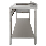 KuKoo Fregadero de Cocina de Acero Inoxidable – Escurridor a la Derecha