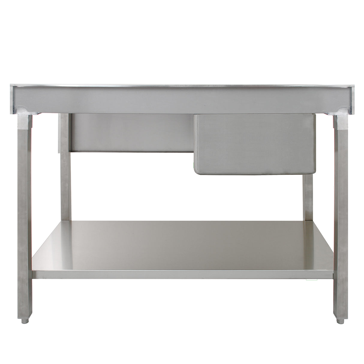 KuKoo Fregadero de Cocina de Acero Inoxidable – Escurridor a la Derecha