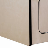 Armario superior para caravana con borde negro – 120 cm x 25 cm x 25 cm