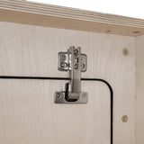 Armario superior para caravana con borde negro – 120 cm x 25 cm x 25 cm