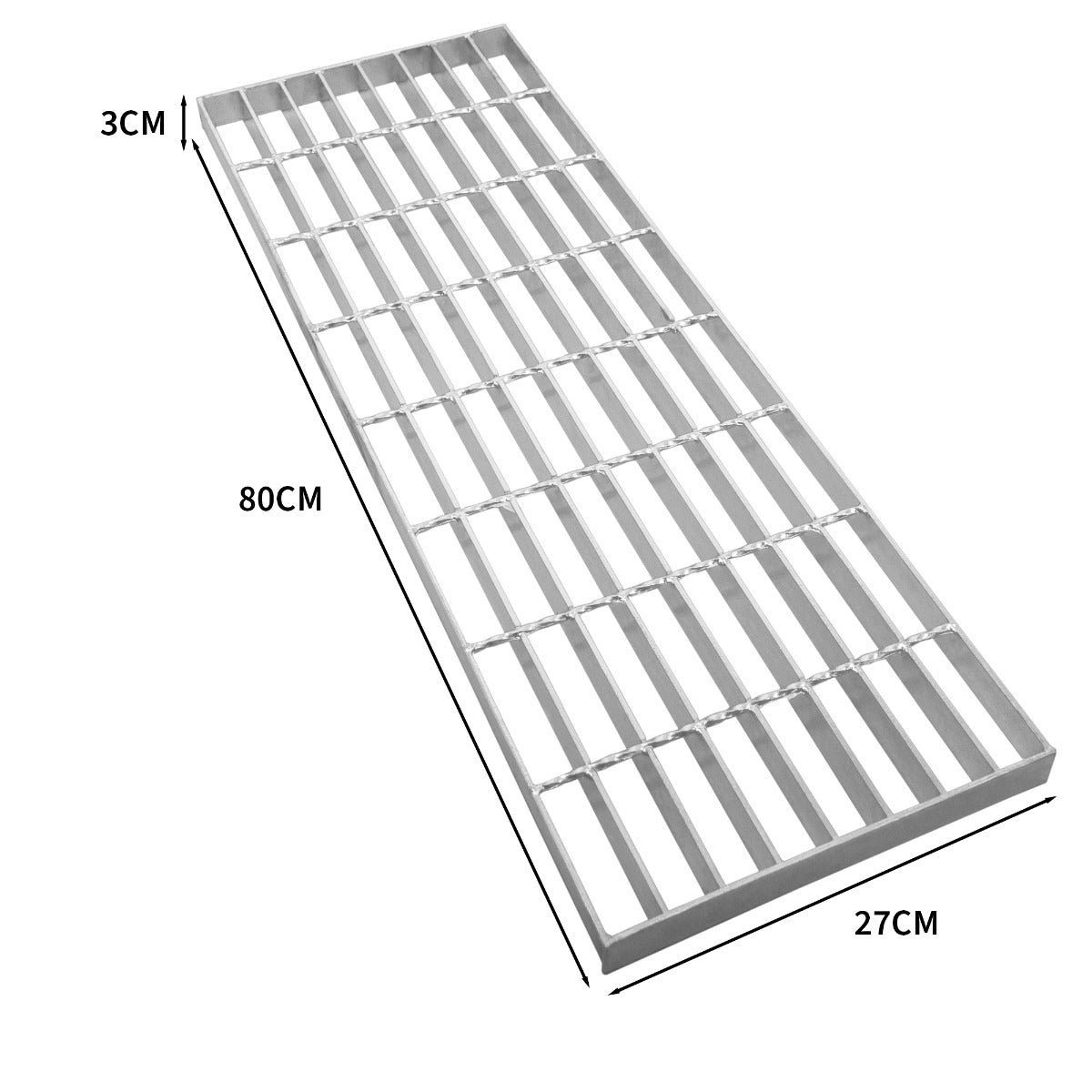 Rejilla Galvanizada - 800mm x 270mm