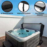 Cubierta 2m x 2m para Jacuzzi - Negro