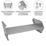 Escalón de Acero Galvanizado Adicional – 900mm de Ancho