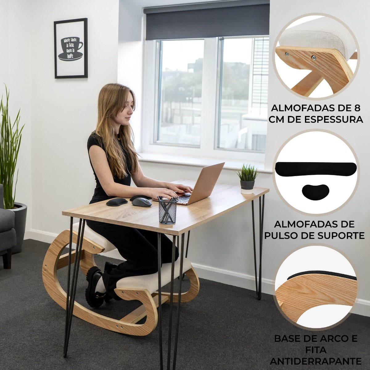 Silla Ergonómica de Rodillas