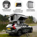 Tienda de Campaña de Techo para Coche - Gris