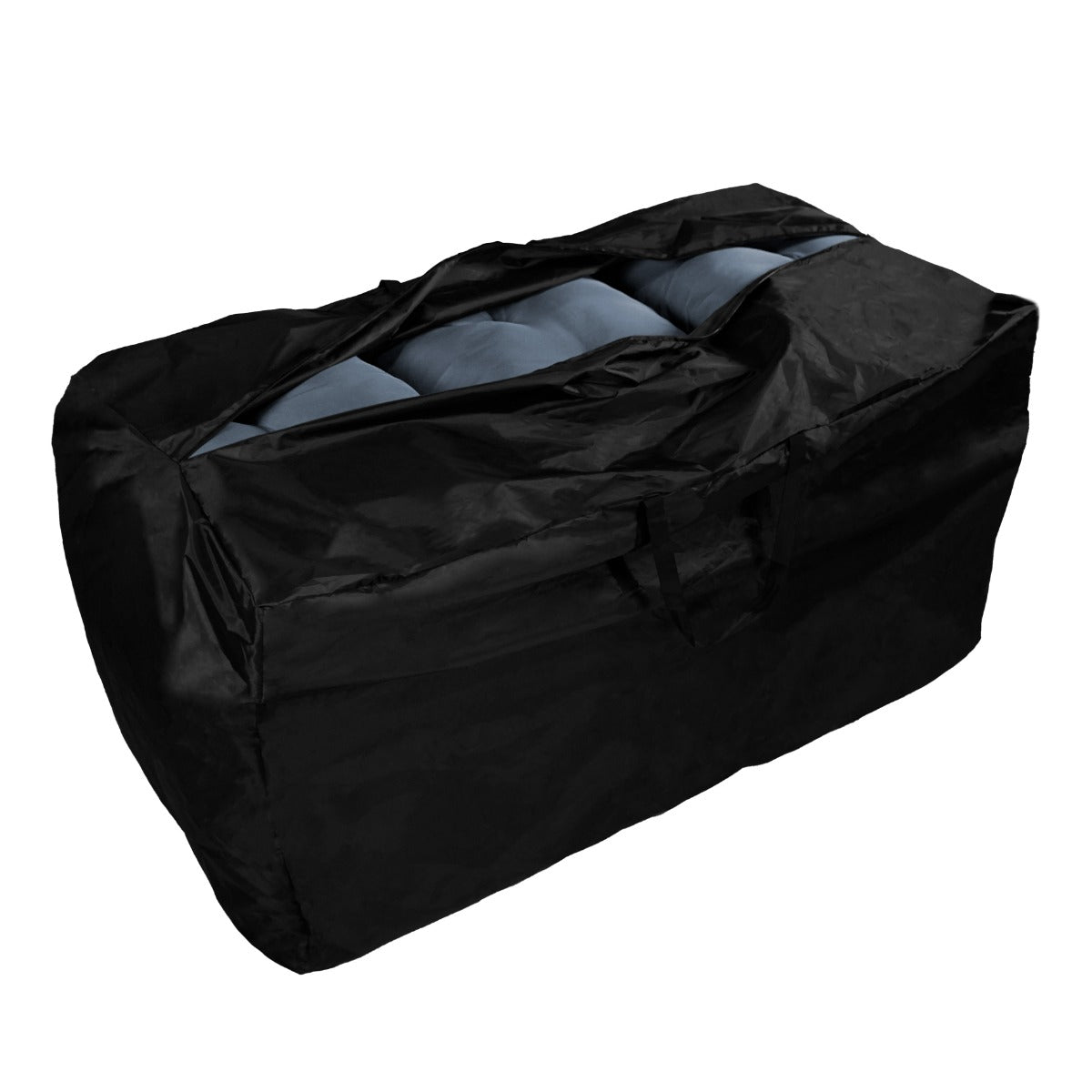 Caja de Almacenamiento para Exterior de Ratán - Negro