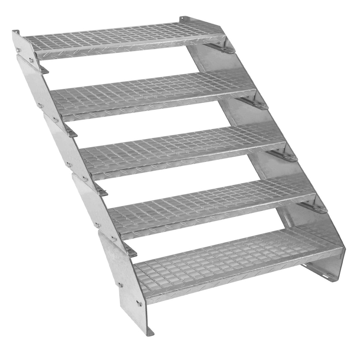 Escalera Galvanizada Ajustable de 5 Escalones– 900mm de Ancho