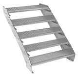 Escalera Galvanizada Ajustable de 5 Escalones– 900mm de Ancho