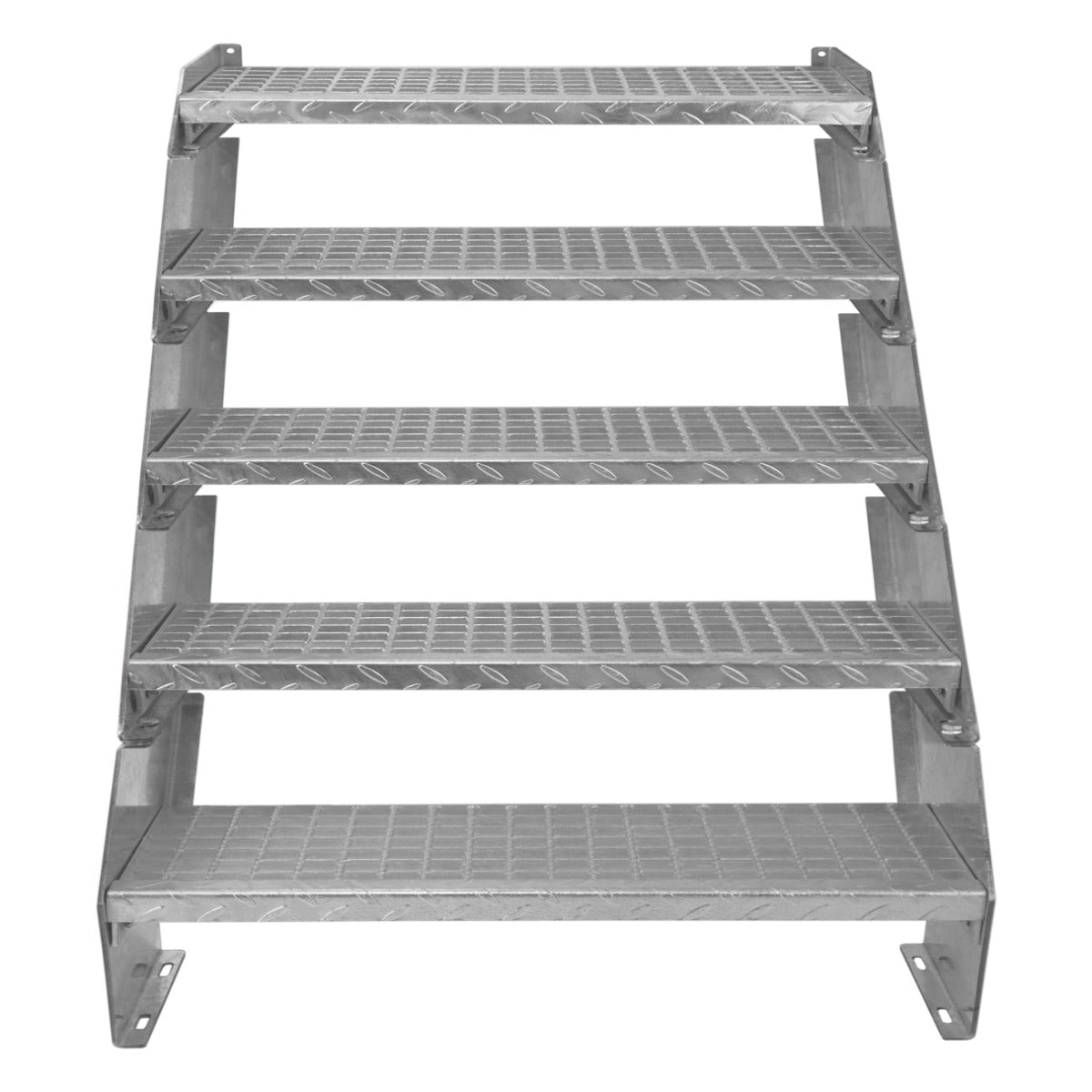 Escalera Galvanizada Ajustable de 5 Escalones– 900mm de Ancho