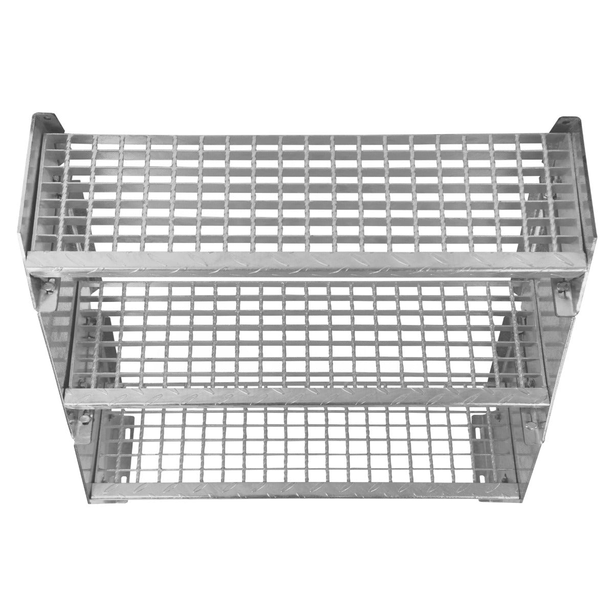 Escalera Galvanizada Ajustable de 7 Escalones– 900mm de Ancho