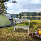 Fregadero plegable para acampar