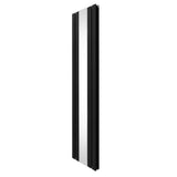 Radiador Plano con Espejo - 1800 mm x 425 mm - Negro