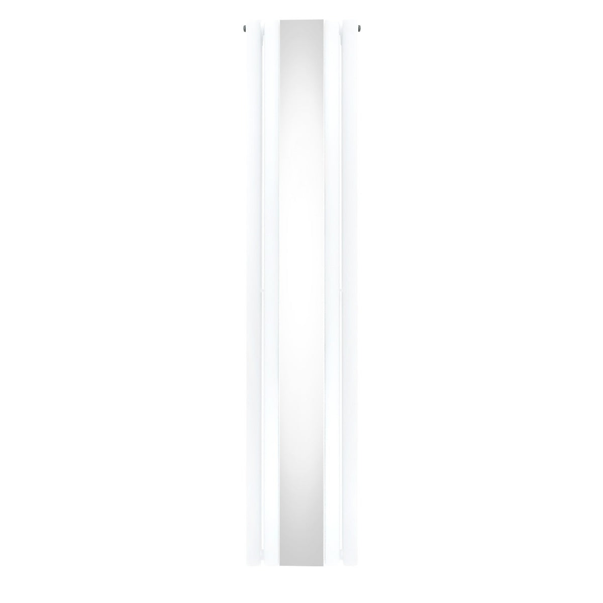 Radiador de Columna Ovalada con Espejo - 1800 mm x 380 mm - Blanco