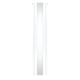 Radiador de Columna Ovalada con Espejo - 1800 mm x 380 mm - Blanco