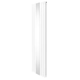 Radiador de Columna Ovalada con Espejo - 1800 mm x 500 mm - Blanco