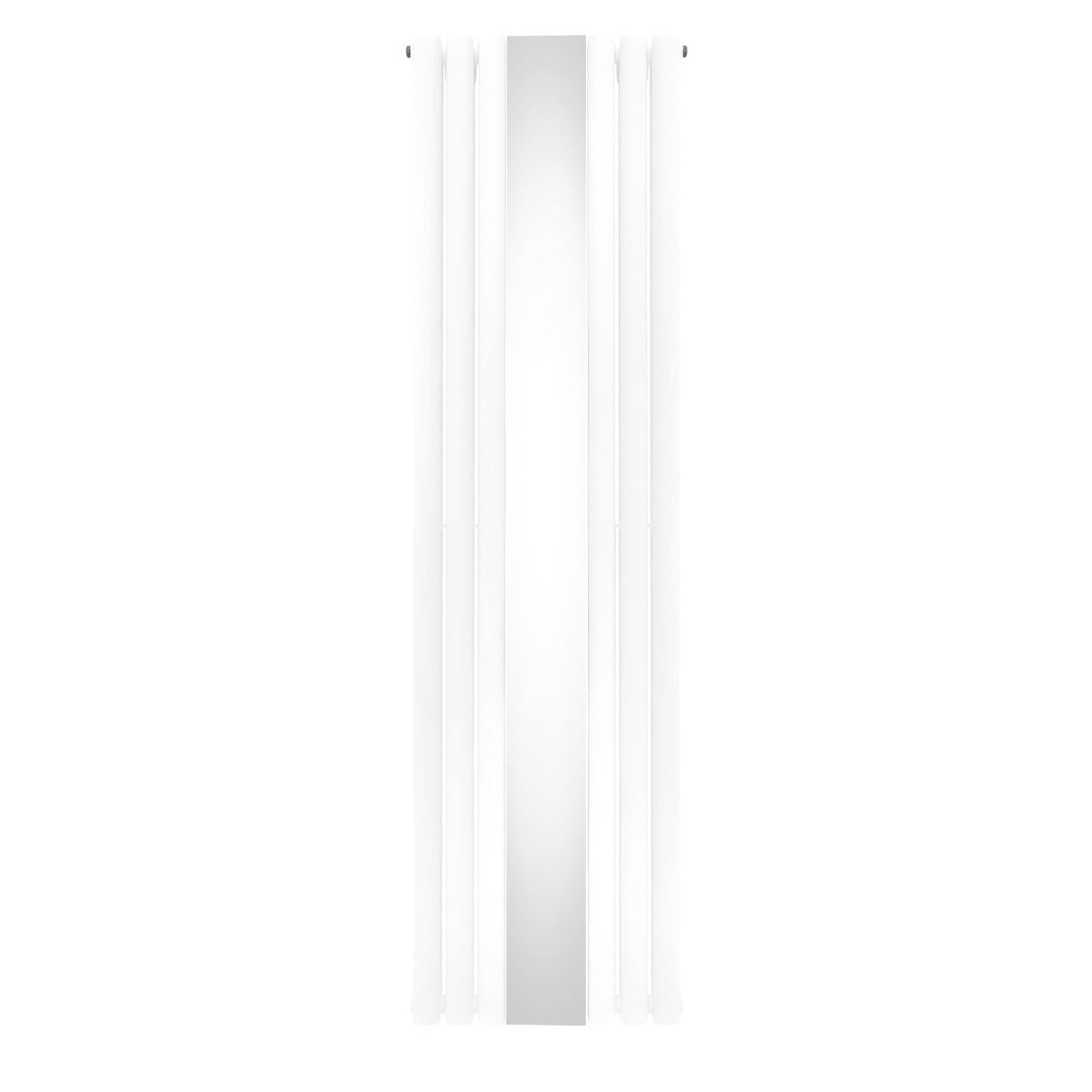 Radiador de Columna Ovalada con Espejo - 1800 mm x 500 mm - Blanco