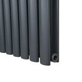 Radiador De Columna Ovalada - 600mm x 780mm - Gris Antracita