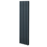 Radiador De Columna Ovalada - 1600mm x 360mm - Gris Antracita