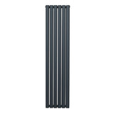 Radiador De Columna Ovalada - 1600mm x 360mm - Gris Antracita