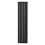 Radiador De Columna Ovalada - 1600mm x 360mm - Negro