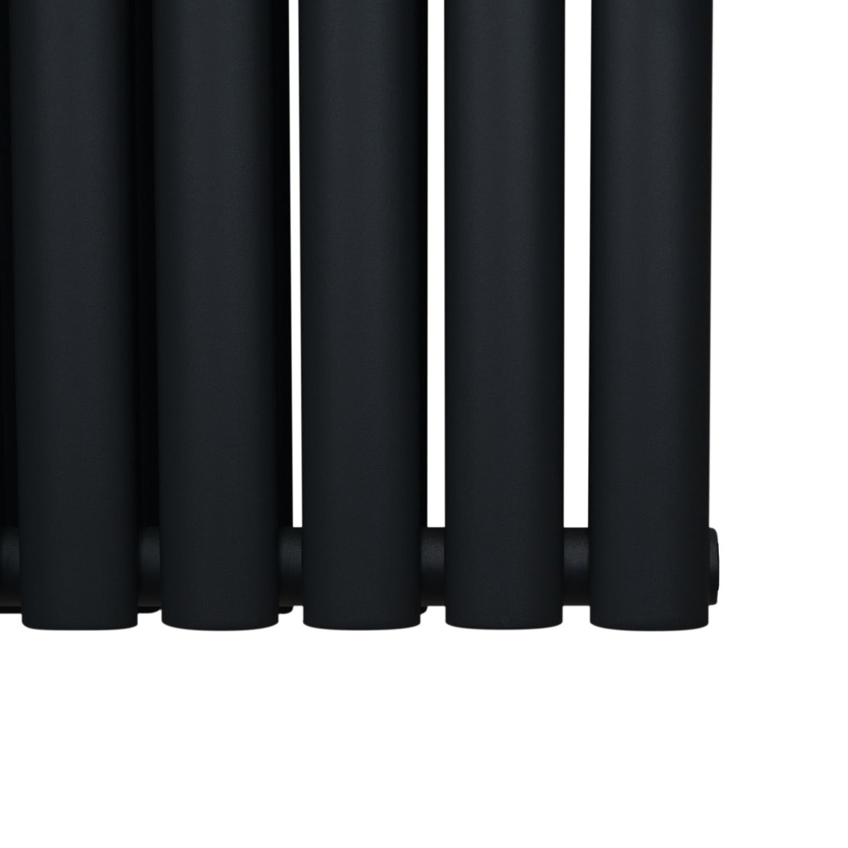 Radiador De Columna Ovalada - 1600mm x 360mm - Negro