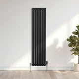 Radiador De Columna Ovalada - 1600mm x 360mm - Negro