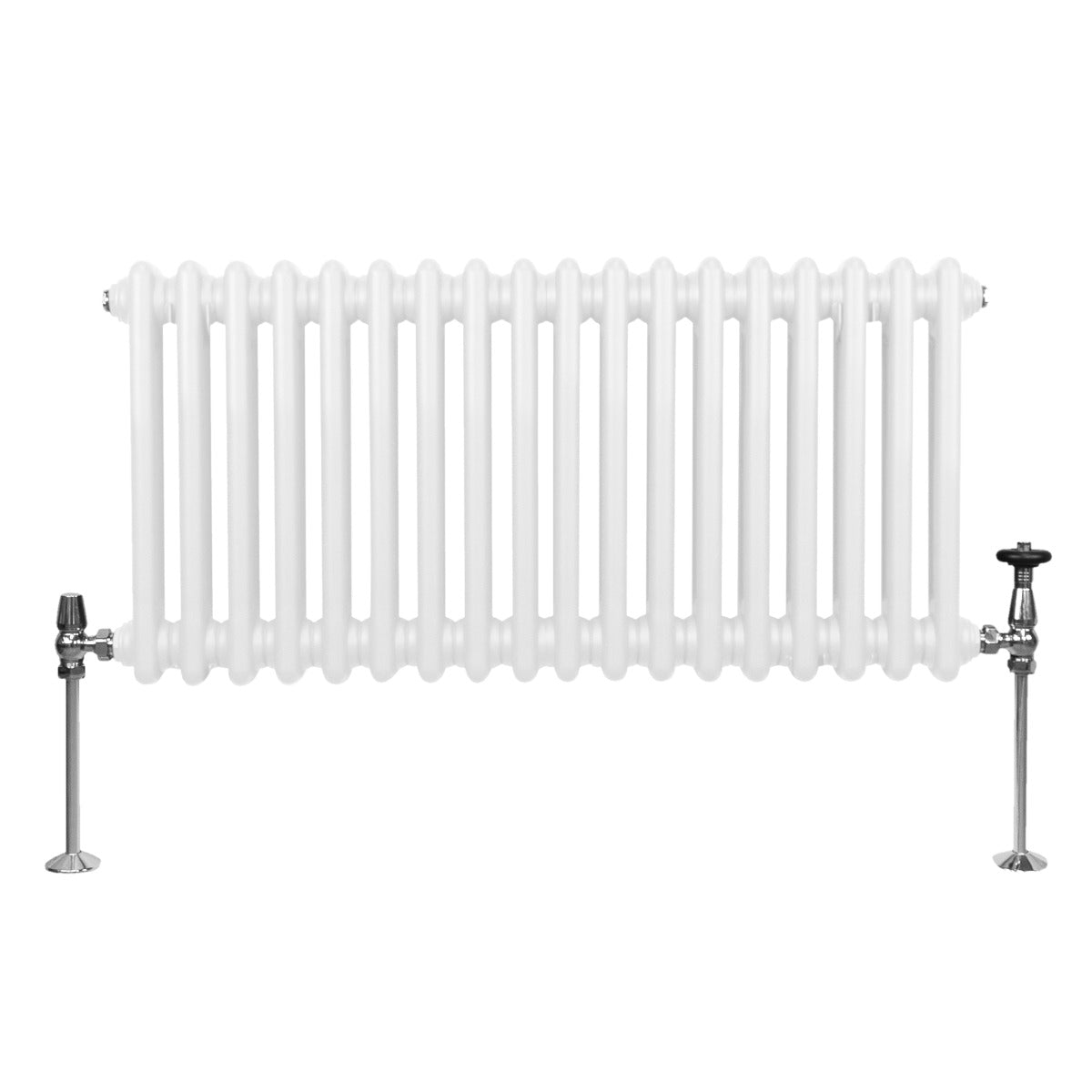 Radiador Tradicional Horizontal de 2 columnas - 300 x 832 mm - Blanco