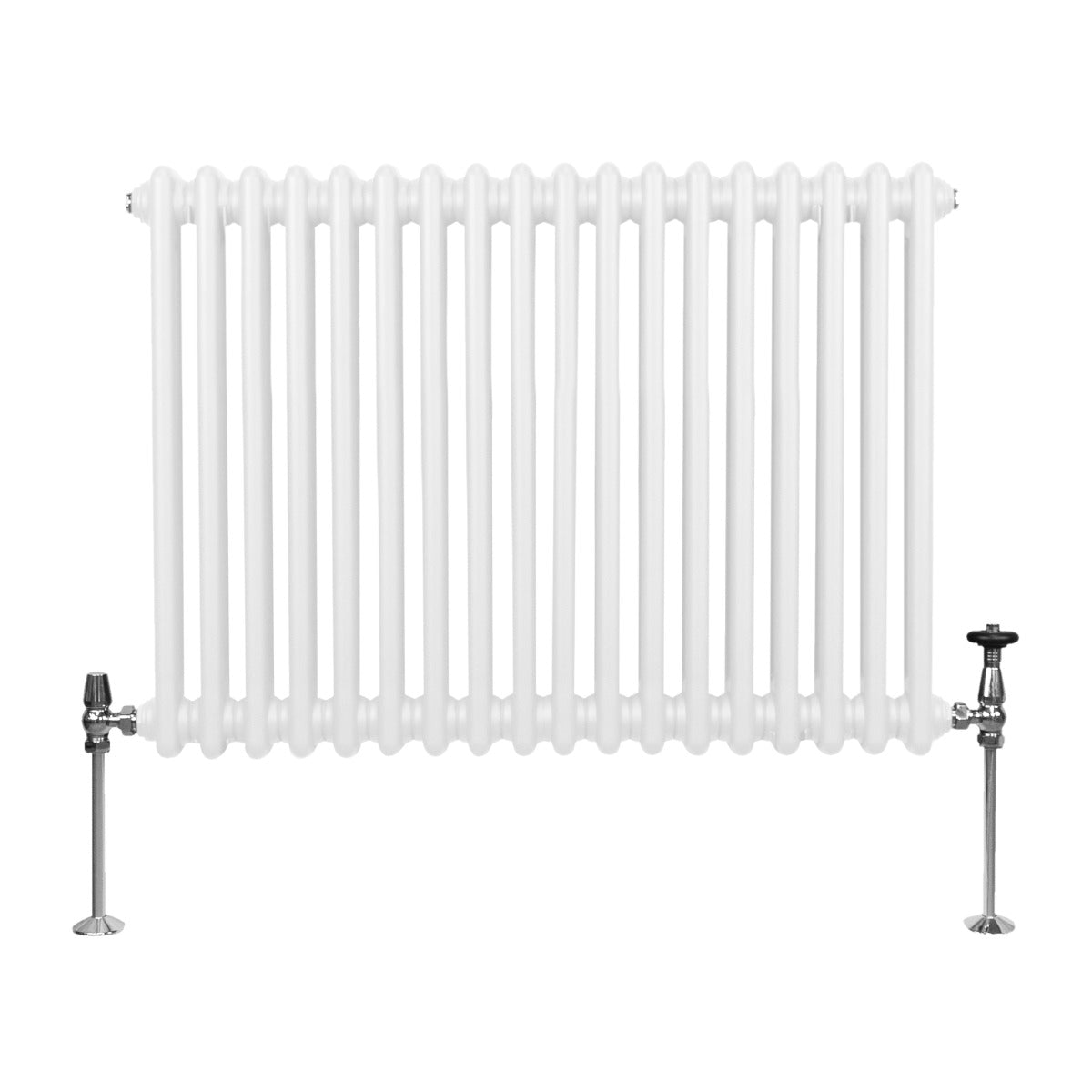 Radiador Tradicional Horizontal de 2 columnas - 600 x 832 mm - Blanco
