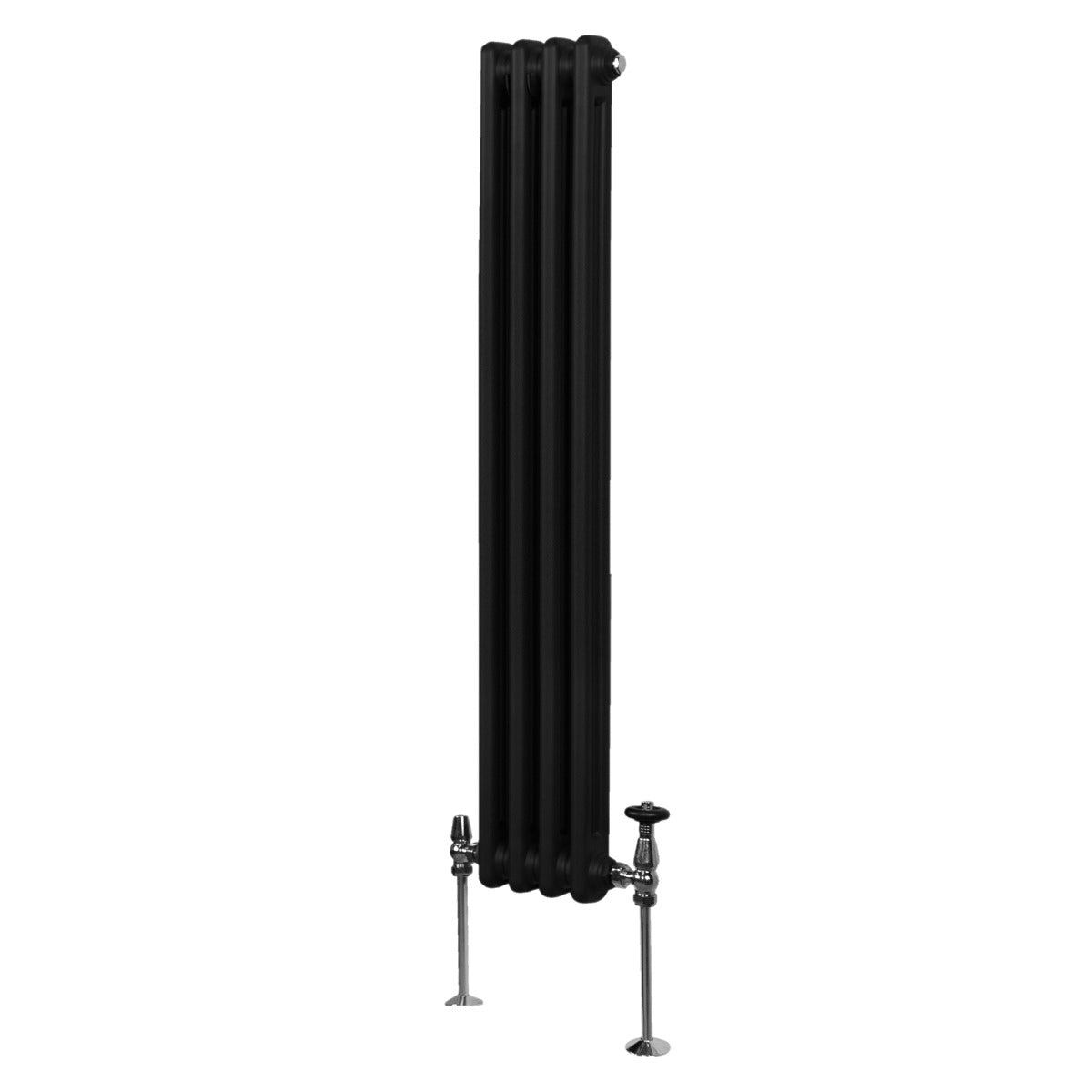 Radiador Tradicional Vertical de 2 columnas - 1500x 202mm - Negro