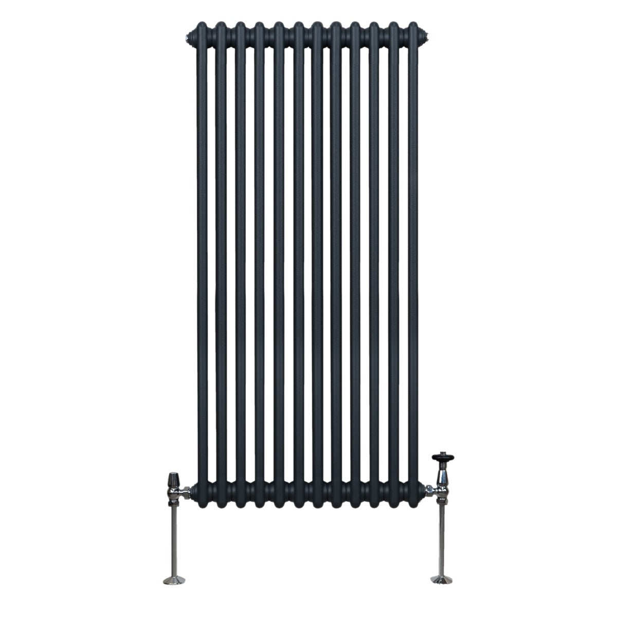 Radiador Tradicional Vertical de 2 columnas - 1500x 562mm - Gris Antracita