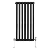 Radiador Tradicional Vertical de 2 columnas - 1500x 562mm - Negro