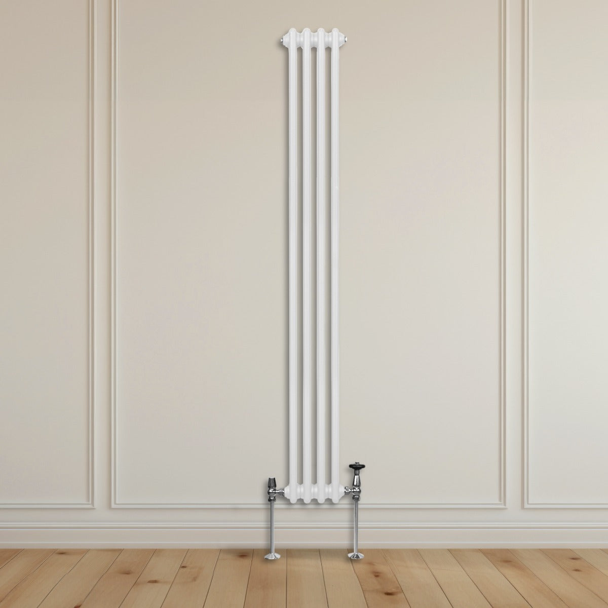 Radiador Tradicional Vertical de 2 columnas - 1800x 202mm - Blanco