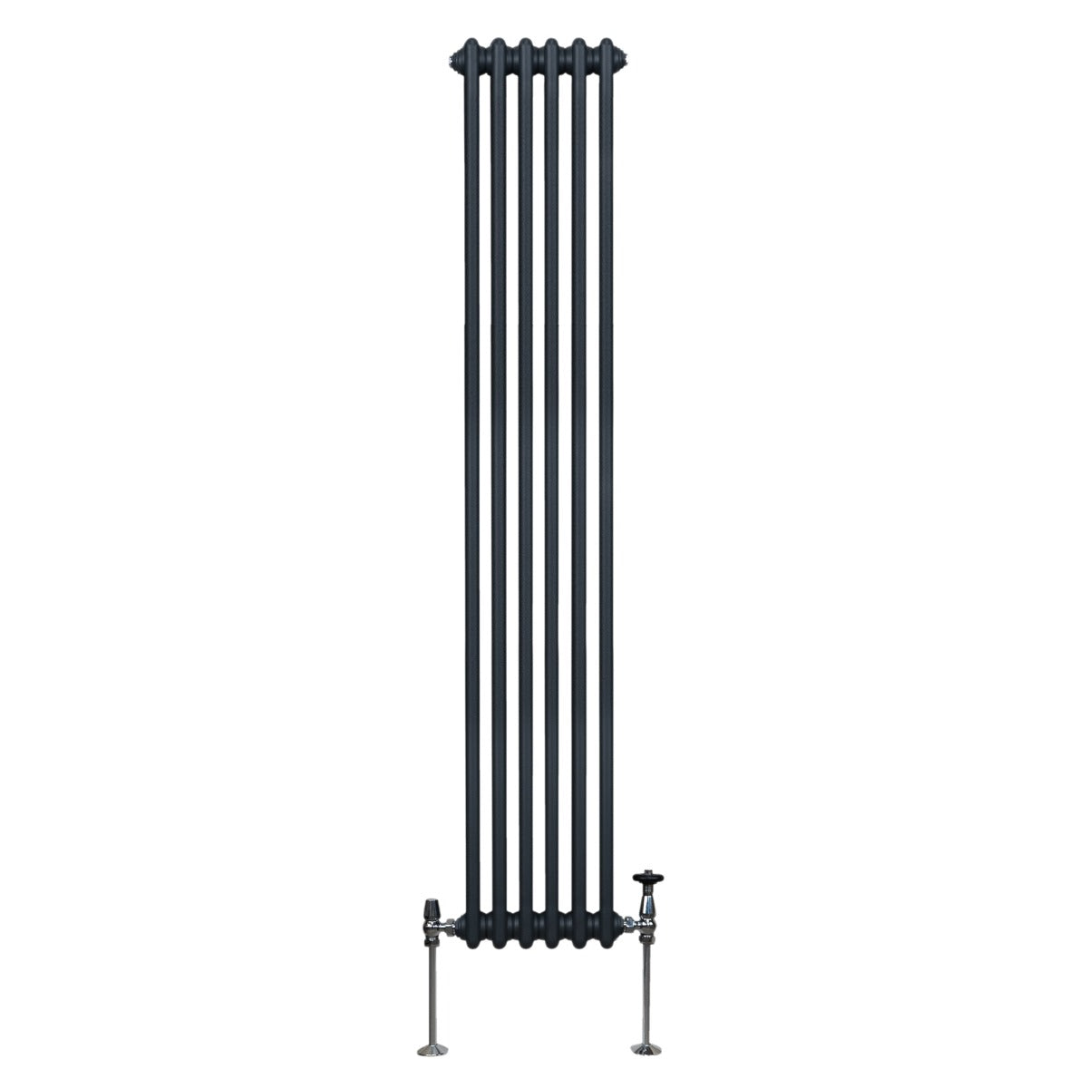 Radiador Tradicional Vertical de 2 columnas - 1800x 292mm - Gris Antracita