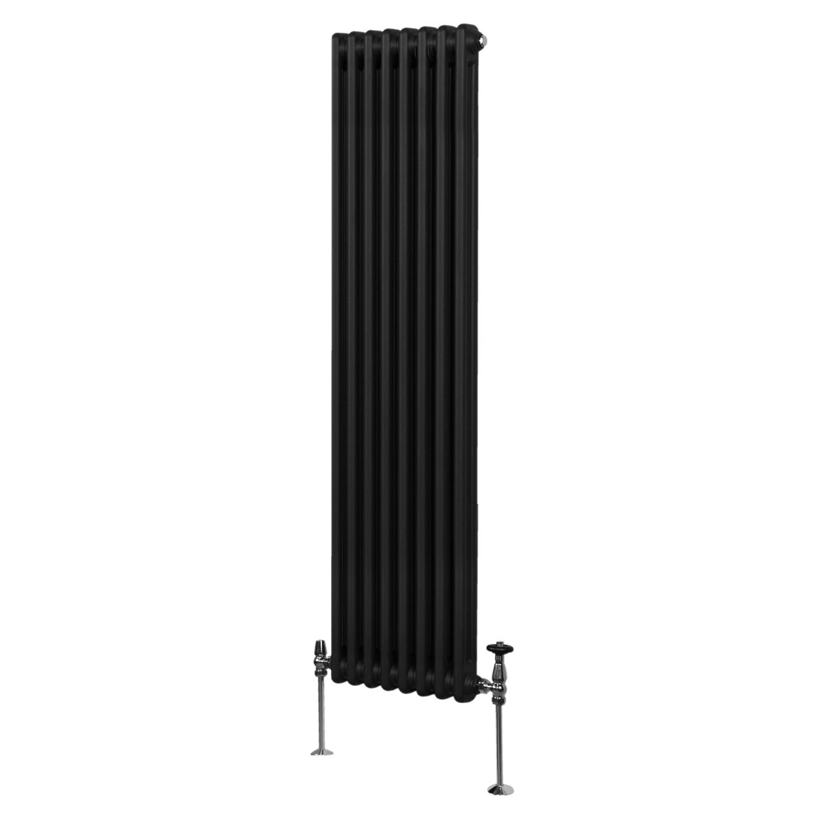 Radiador Tradicional Vertical de 2 columnas - 1800x 382mm - Negro