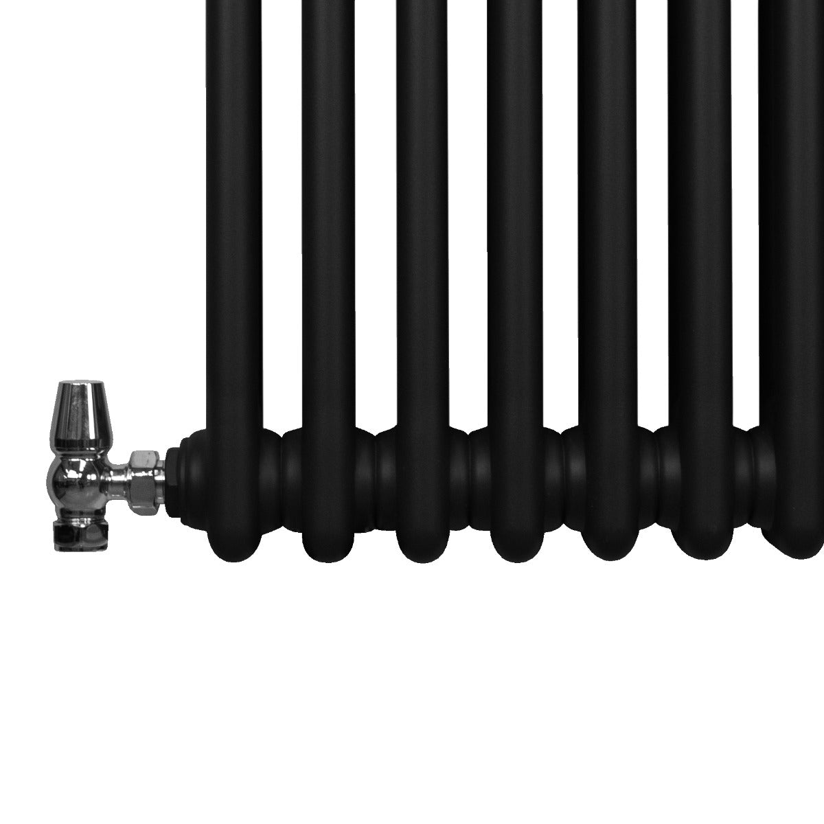 Radiador Tradicional Vertical de 2 columnas - 1800x 382mm - Negro