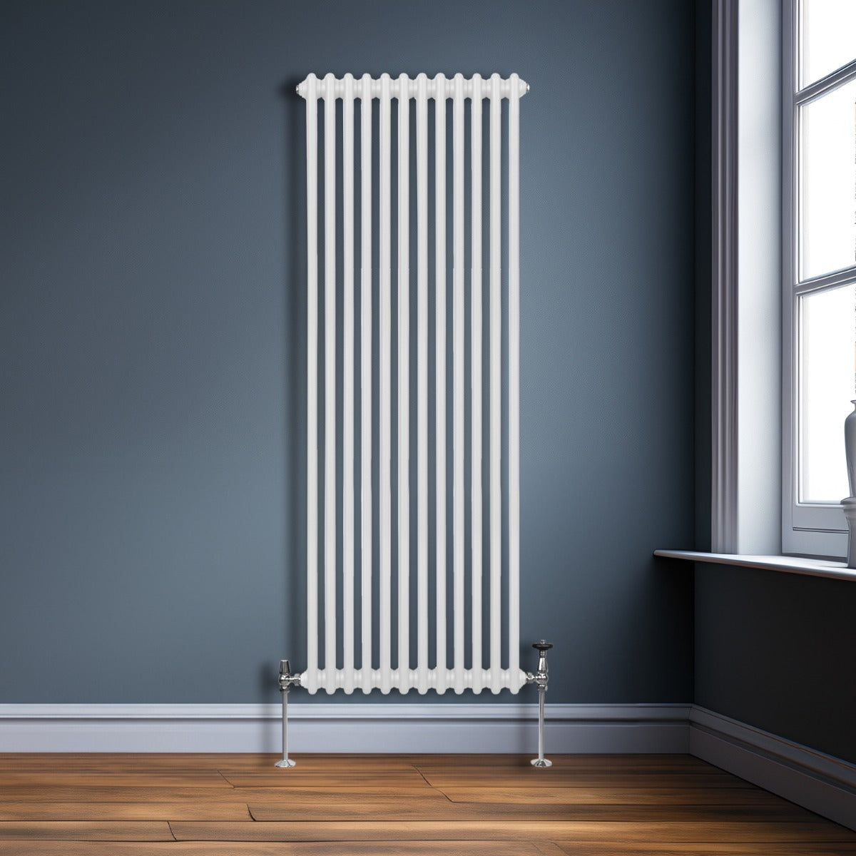 Radiador Tradicional Vertical de 2 columnas - 1800x562mm - Blanco