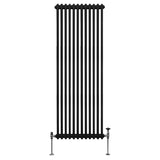Radiador Tradicional Vertical de 2 columnas - 1800 x 562mm - Negro