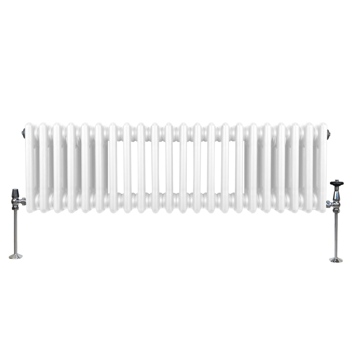Radiador Tradicional Horizontal de 3 Columnas - 300 x 1012mm - Blanco
