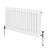 Radiador Tradicional Horizontal de 3 Columnas - 600 x 832mm - Blanco