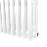 Radiador Tradicional Horizontal de 3 Columnas - 600 x 832mm - Blanco